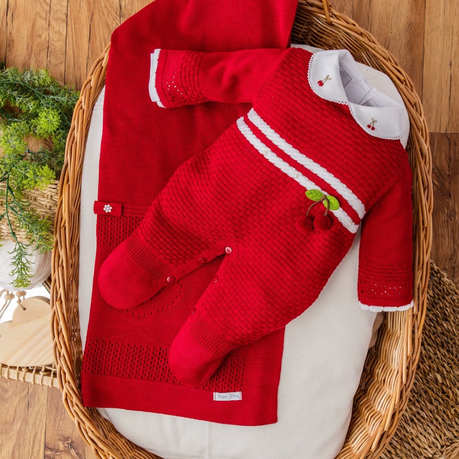  Saída de Maternidade Cerejinha - Vermelho